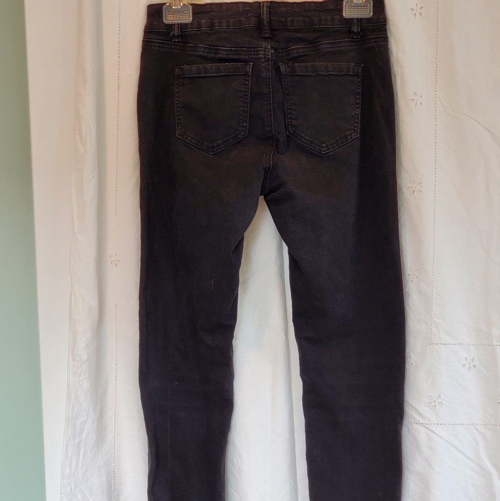 WAX Jean WOMENS Slashed Destroyed Skinny Jeans - Picture 11 of 11